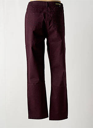 Pantalon slim țesătură poplin mărime normală violet STOOKER femeie
