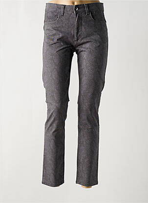 Pantalon slim țesătură poplin mărime normală gri STOOKER femeie