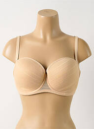 Sutien efect material satinat sutien balconet cu decolteu înalt piele FREYA femeie