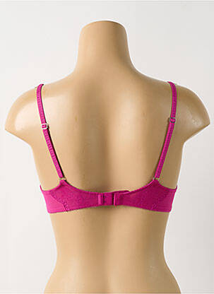 Sutien efect material satinat top sutien push-up roz WACOAL femeie