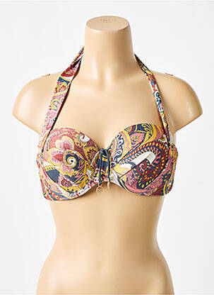 Sutien de costum de baie top sutien modelat top sutien modelat roz NURIA FERRER femeie