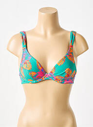 Sutien de costum de baie sutien cupe întregi cu decolteu înalt sutien cupe întregi cu decolteu înalt verde SIMONE PERELE femme