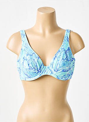 Sutien de costum de baie bretele elastice albastru FREYA femeie