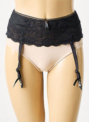 Corset/Jartieră negru FREYA femeie