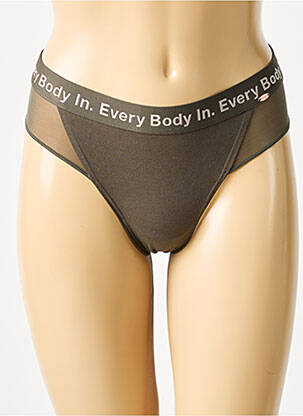 Chilot elasticitate verde SKINY femeie