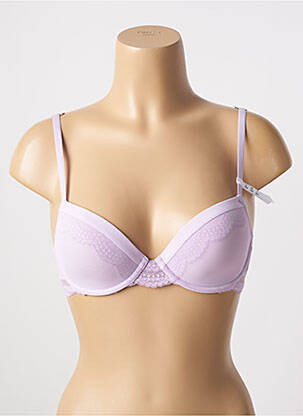 Sutien efect material satinat top sutien modelat violet ESPRIT femeie