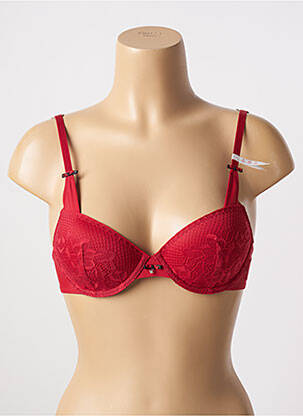 Sutien efect material satinat top sutien modelat roșu ESPRIT femeie