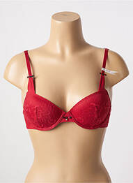 Sutien efect material satinat top sutien modelat roșu ESPRIT femme