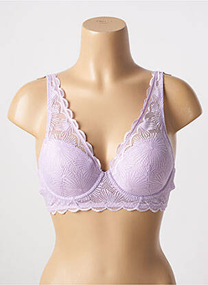 Sutien efect material satinat top sutien modelat violet ESPRIT femeie