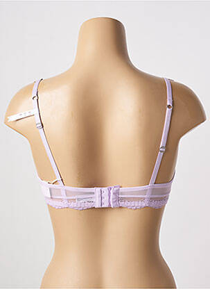 Sutien efect material satinat sutien cupe întregi cu decolteu înalt violet ESPRIT femeie