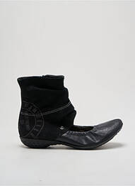 Botine/ghete material neted toc plat până la 3 cm negru MAM'ZELLE femme