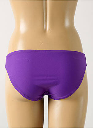 Chiloți de baie efect material satinat chiloți violet LINGADORE femeie