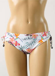 Chiloți de baie imprimeu tie and dye bikini alb LINGADORE femme