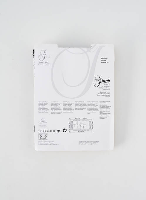 Colanți negru GIRARDI femeie