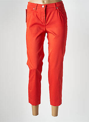 Pantalon 7/8 elasticitate talie joasă portocalie TONI femeie