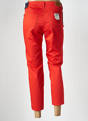 Pantalon 7/8 elasticitate talie joasă portocalie TONI femeie