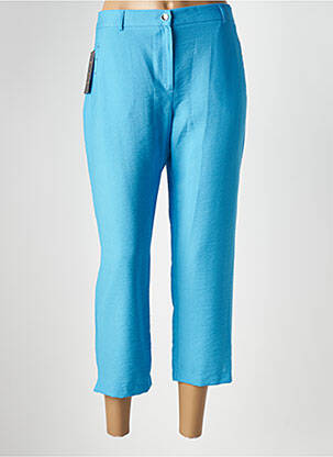 Pantalon trei sferturi albastru CHRISTINE LAURE femeie