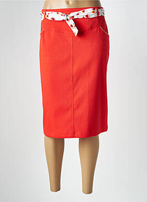 Fustă midi roșu GREGORY PAT femeie