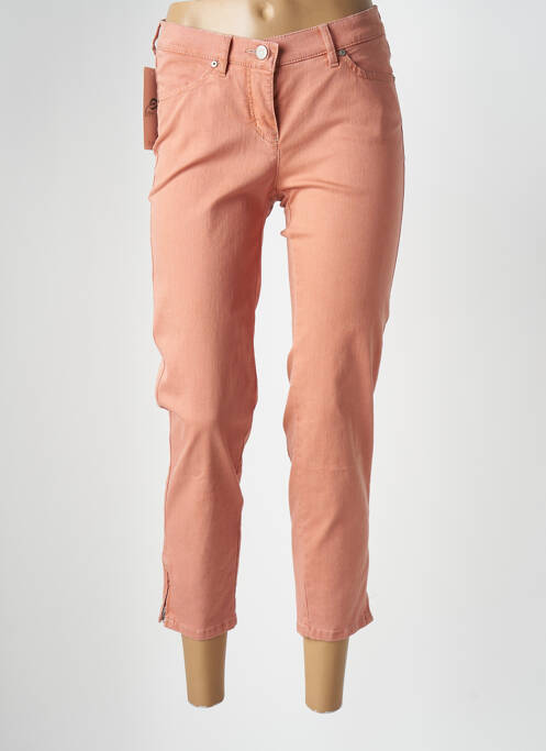 Pantalon 7/8 elasticitate talie joasă roz TONI femme