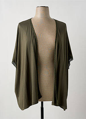 Vestă cu mâneci scurte verde MALOKA femeie