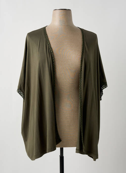 Vestă cu mâneci scurte verde MALOKA femeie