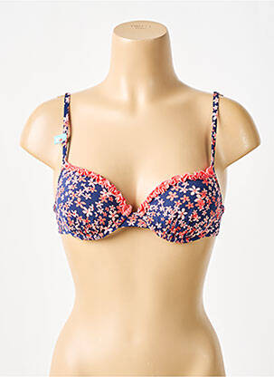 Sutien de costum de baie elasticitate top sutien modelat albastru CHERRY BEACH femeie