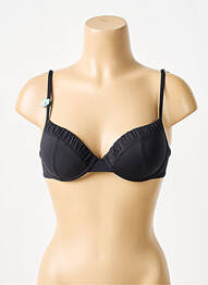 Sutien de costum de baie elasticitate top sutien modelat negru CHERRY BEACH femme