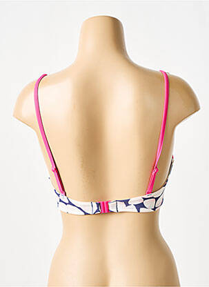 Sutien de costum de baie elasticitate sutien balconet cu decolteu înalt albastru CHERRY BEACH femeie