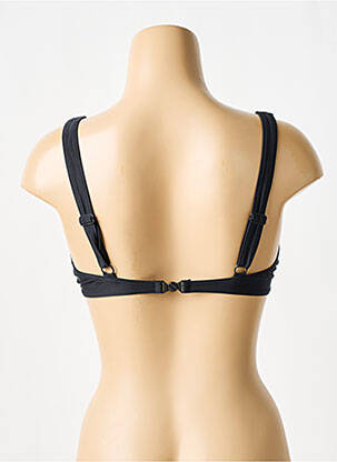 Sutien de costum de baie elasticitate sutien cupe întregi cu decolteu înalt negru SUNMARIN femeie