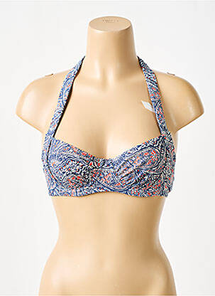 Sutien de costum de baie elasticitate sutien balconet cu decolteu înalt albastru ESPRIT femeie