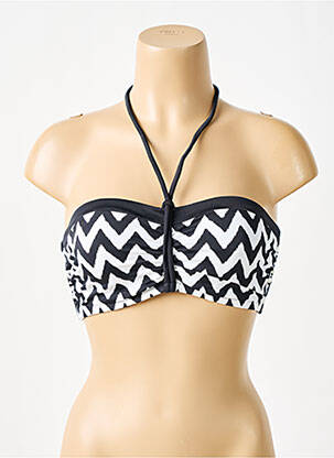 Sutien de costum de baie elasticitate top bentiță negru FREYA femeie
