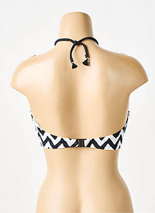 Sutien de costum de baie elasticitate top bentiță negru FREYA femeie