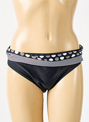 Chiloți de baie efect material satinat chiloți negru SUNMARIN femme