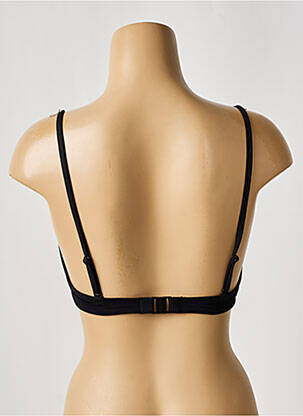Sutien de costum de baie elasticitate sutien balconet cu decolteu înalt negru CHERRY BEACH femeie