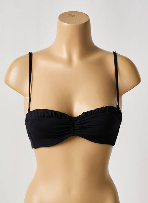 Sutien de costum de baie negru CHERRY BEACH femeie