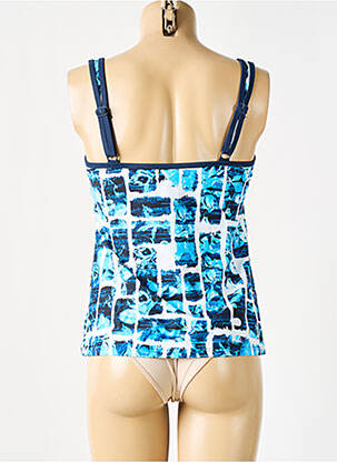 Sutien de costum de baie elasticitate top sutien modelat albastru SUNMARIN femeie