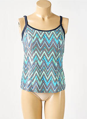Sutien de costum de baie elasticitate sutien cupe întregi cu decolteu înalt verde SUNMARIN femeie