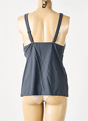 Sutien de costum de baie elasticitate top sutien modelat gri SUNMARIN femeie