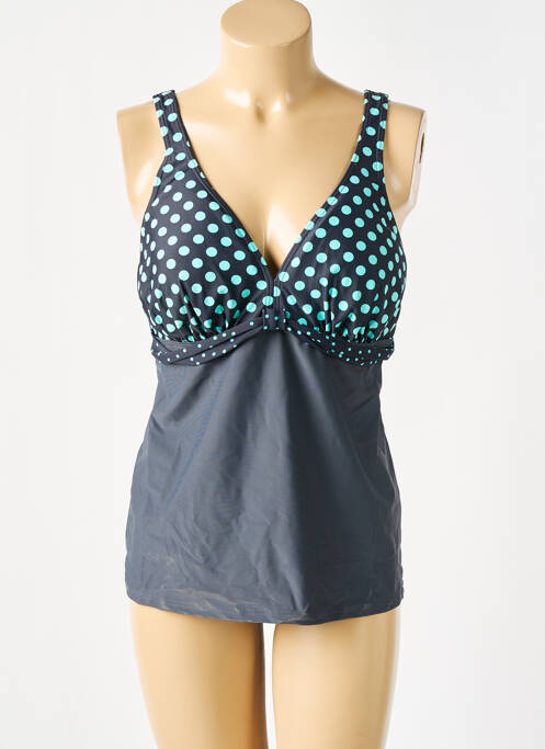 Sutien de costum de baie elasticitate top sutien modelat gri SUNMARIN femme