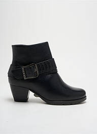 Botine/ghete material neted toc de 4 la 6 cm negru JENNY ARA femme