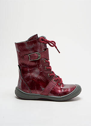 Botine/ghete branț detașabil vârf rotund violet BELLAMY fată