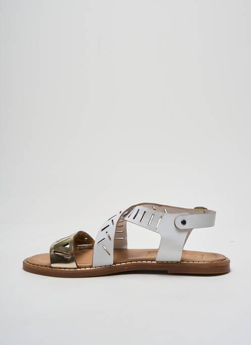 Sandale/Pantofi decupați auriu ELUE PAR NOUS femeie