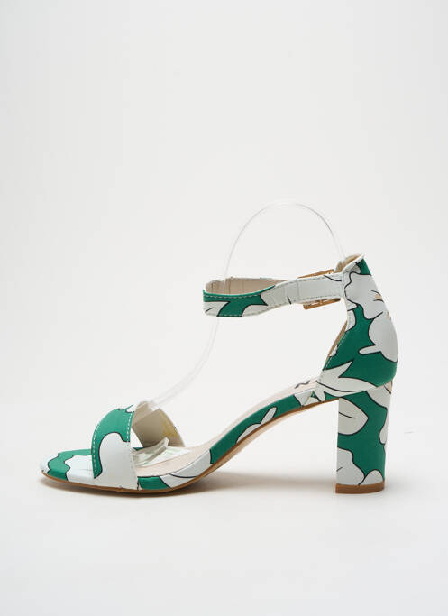 Sandale/Pantofi decupați verde ELUE PAR NOUS femeie