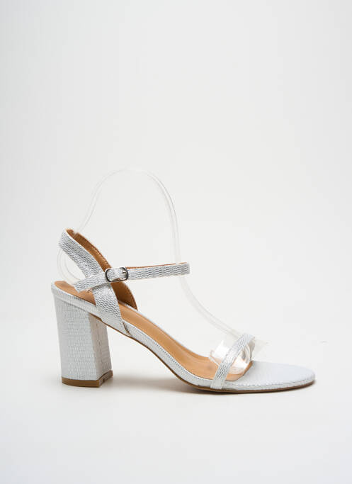 Sandale/Pantofi decupați argintiu ELUE PAR NOUS femeie
