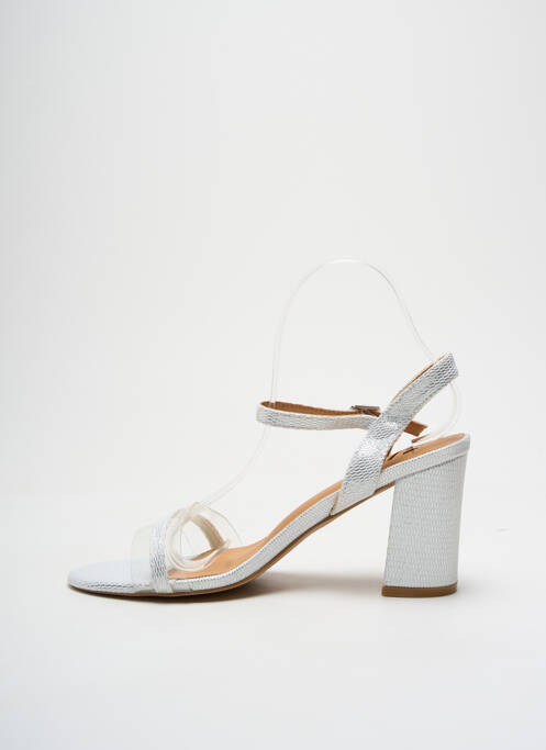 Sandale/Pantofi decupați argintiu ELUE PAR NOUS femeie