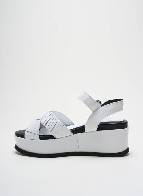 Sandale/Pantofi decupați alb CARMELA femeie