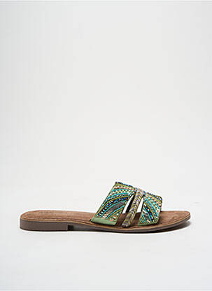 Mulete/Saboți verde ELUE PAR NOUS femeie