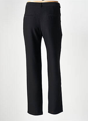 Pantalon drept țesătură crep mărime normală negru LA PETITE ETOILE femeie