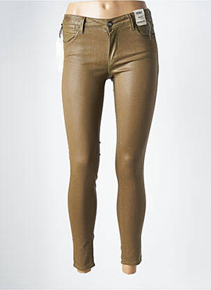 Pantalon 7/8 elasticitate mărime normală verde REIKO femeie