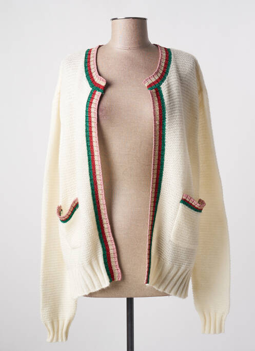 Vestă cu mâneci lungi bej FIVE femeie